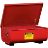 Justrite Bench Top Rinse Tank, 22-Gallon, Red, 27322