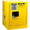 Justrite 4 Gallon 1 Door, Manual, Countertop, Flammable Cabinet, 17"W x 17"D x 22"H, Red