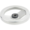 JW Winco - 12KE73/ADR - Safety Clutch Handwheel-Frict Bearing w/o Handle-4.92" D-12mm Bore & Keyway