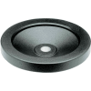 JW Winco - 12MF12/A - Black Solid Disk Handwheel w/o Handle - 3.94" Dia x 12mm Bore