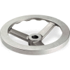 JW Winco - 14MDF4/A - Stainless Steel 3 Spoked Handwheel w/o Handle - 6.30" Dia x 14mm Bore
