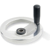 JW Winco - 16KE75/DZI - Safety Clutch Handwheel - Frict Bearing w/ Handle 6.30"D-16mm Bore & Keyway