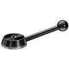 J.W. Winco GN750 Steel Control Lever w/ Through Bore 50mm D 130mm L 16mm Bore