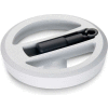 JW Winco - 16MRXEV/R - Alum Flat-Faced Spoked Handwheel w/Retract Handle 6.30" D x 16mm Bore-Silver