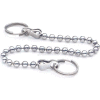 Ball Chain w/ Two Key Rings, 18W320JC0, .71" Ring Diameter, 13.78" Chain Length