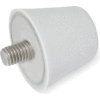 Silicone Conical Vibration/Shock Absorption Mount - 1/4-20 x .51" Thread - 97 Ft. Lbs. Max Load