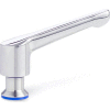 Hygenic Design Adjustable Lever - M6 - Tapped - Stainless - J.W. Winco 305-63-M6-PL