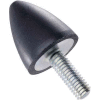Vibration/Shock Absorption Mount, Threaded Stud, 1.38" Dia, 1.57"H, M8 x 1.25 Thread