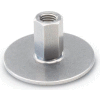 Leveling Foot - Tapped - 4500 Lbs. Capacity - 3.15" Base Dia. - J.W. Winco 41-80-3/4X10-45-D3-X