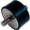J.W. Winco, Vibration Isolation Mounts Cylindrical Type, .98", 126.3376 Max Load