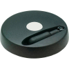 JW Winco - 4BEK1/D - Plastic Solid Disk Handwheel w/ Safety Foldaway Handle - 6.89" Dia x .50" Bore