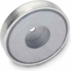 Retaining Magnet Assembly w/ Thru Hole - 2.48" Dia. Stainless Steel