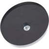 Retaining Magnet Assembly w/ Threaded Bushing and Rubber Jacket - 2.60" Dia. Zinc Plated Steel