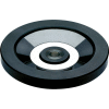 JW Winco - 520.6-100-B10-A - Solid Disk Handwheel w/o Handle - Stainless Hub - 3.94" D x 10mm Bore