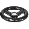 JW Winco - 6202005 - Plastic 3 Spoked Handwheel w/o Handle - 3.94" Dia x .16" Pilot Hole