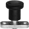 Plate Mount Indexing Plunger - Lock-Out Type Steel .24"x.24" Pin