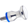 Hygenic Design Waist Shaped Knob - Threaded Stud - M5 - Polished - J.W. Winco 75.6-20-M5-E-PL