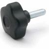 J.W. Winco EN5337.2 Five Lobed Knob, M8 x 1.25, 40"(1.57), 5337.2-40-M8-45-DSW