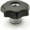 J.W. Winco GN6336.3 Hand Knob, 26"(1.02), 8.4"(.33), M8 x 1.25