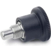 Indexing Plunger Mini w/ Hidden Lock SS 4.5x12.0N Pressure M8x0.75 Thread 5x5mm Pin
