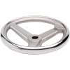 JW Winco - 950.6-200-K3/4-A - SS Spoked Handwheel w/o Handle - 7.87" D x .750" Bore & Keyway