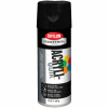Krylon (5-Ball) Interior-Exterior Paint Semi-Flat Black - K01613A07 - Pkg Qty 6