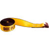 Kinedyne Cargo Control Winch Strap 423021 with Flat Hook - 30' x 4&quot; Gold