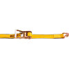 Kinedyne Cargo Control Ratchet Strap 512784 with Wire Hook - 27' x 2&quot; Gold