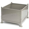 Collapsible Sheet Metal Steel Container 40-1/2"x34-1/2"x26" Zinc-Galv