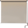 Keystone Fabrics Regal Cordless Outdoor Sun Shade - 8' W x 8' L - Maple