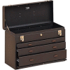 Kennedy® 620B Signature Series 20-1/8"W X 8-1/2"D X 13-5/8"H 3 Drawer Brown Machinists Chest