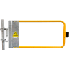 Kee Safety SGNA048PC Self-Closing Safety Gate, 46.5" - 50" Length, Safety Yellow