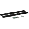 Kendall Howard™ 15U Wall Mount Vertical Rail Kit - 10-32 Tapped