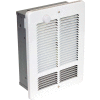 King Forced Air Wall Heater With Built-In Single Pole Thermostat W1215-T-W, 1500W,120V, White