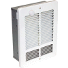 King Forced Air Wall Heater With Built-In Single Pole Thermostat W2415-T-W, 500W, 240V,WHT