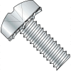 4-40X1/4 Phillips Pan External Sems Machine Screw Fully Threaded Zinc Bake, Pkg of 10000