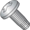 4-40X3/8 Phillips Pan Thread Cutting Screw Type F Full Thrd 18 8 Stainless Steel, Pkg of 5000