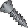 #4 x 1/2 Phillips Oval Self Tapping Screw Type AB Fully Threaded Black Oxide - Pkg of 10000