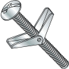 1/8X4 Combination Mushroom Head Toggle Bolt Zinc, Pkg of 50