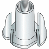8-32X7/16 4 Prong Tee Nut Zinc, Pkg of 2000
