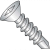 #8 x 1-1/2 Square Drive Flat Head Self Drilling Screw Full Thread 410 Stainless Steel - Pkg of 2000