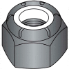 8-32 Nylon Insert Hex Lock Nut Black Oxide, Pkg of 2000