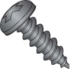 #10 x 1-1/2 Phillips Pan Self Tapping Screw Type AB Fully Threaded Black Oxide - Pkg of 3000