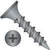 #10 x 6 Phillips Recess Bugle Head UNC Drywall Screw Black Phosphate Particle Board - Pkg of 500