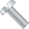 10-32X4 Slotted Pan Machine Screw Fully Threaded Zinc, Pkg of 300