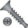 #12 x 5 Phillips Bugle Head Full Thread Self Drilling Drywall Screw Black Phosphate - Pkg of 250
