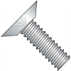 1/4-20X3/8 Phillips Flat Undercut Machine Screw Fully Threaded 18-8 Stainless, Pkg of 1000