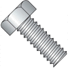 1/4-20X1/2 Unslotted Indented Hex Head Machine Screw Full Thrd 18 8 Stainless Steel, Pkg of 1000