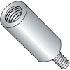 6-32 x 3/4 One Quarter Round Male Female Standoff - Stainless Steel - Pkg of 500