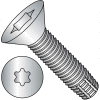 1/4-20X1 Six Lobe Flat Thread Cutting Screw Type F Full Thrd 18 8 Stainless Steel, Pkg of 1500